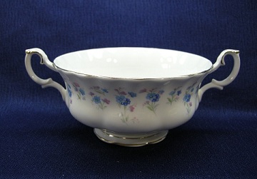 Royal Albert Memory Lane - Made In England Cream Soup Bowl Only - Footed