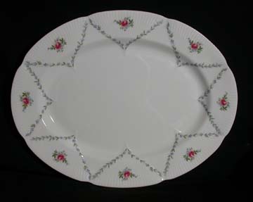 Royal Albert Minuet - Pink & Blue Platter