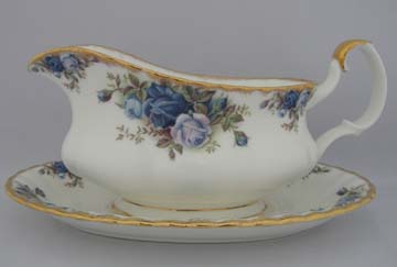 Royal Albert Moonlight Rose Gravy Boat & Underplate