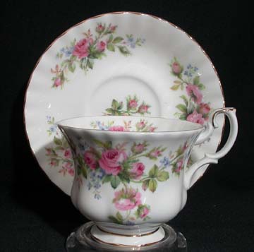 Royal Albert Moss Rose Cup & Saucer