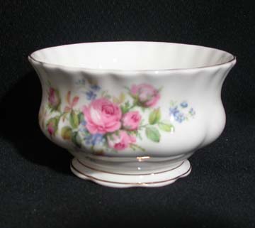 Royal Albert Moss Rose Sugar Bowl - Small/Open