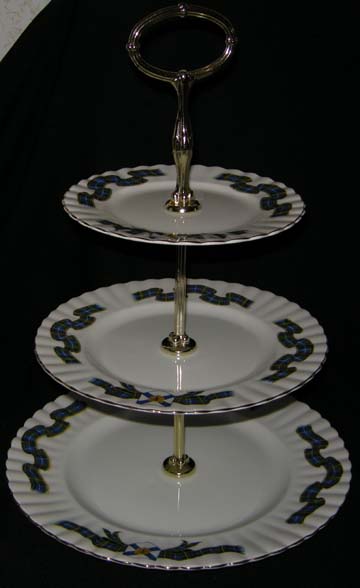 Royal Albert Nova Scotia Tartan Plate - Serving/3 Tiered