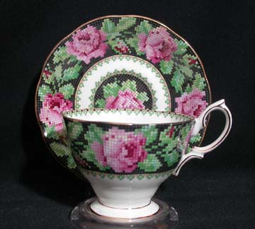 Royal Albert Needle Point Cup & Saucer