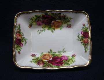 Royal Albert Old Country Roses - Made In England Sweet Dish - Rectangular