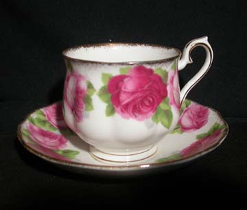 Royal Albert Old English Rose Cup & Saucer