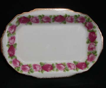 Royal Albert Old English Rose Tray - Art Deco