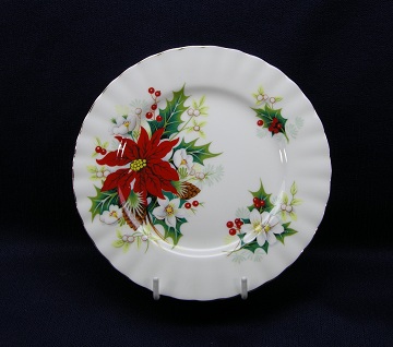 Royal Albert Poinsettia Plate - Bread & Butter