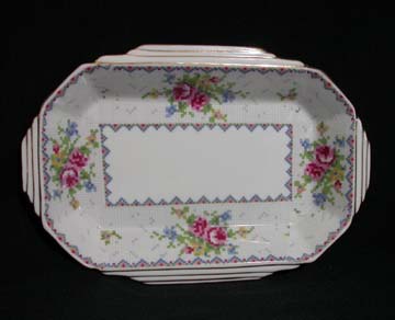 Royal Albert Petit Point Tray - Art Deco