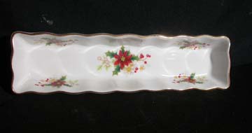 Royal Albert Poinsettia Celery Tray