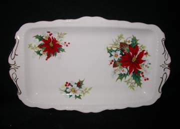 Royal Albert Poinsettia Tray - Sandwich/Large