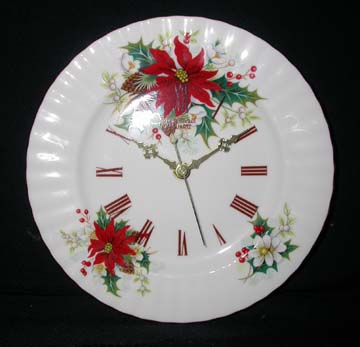 Royal Albert Poinsettia Clock