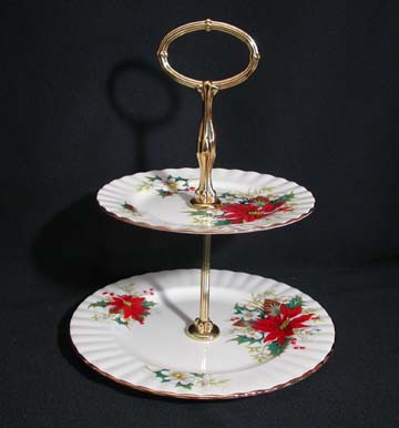 Royal Albert Yuletide Plate - Serving/2 Tiered