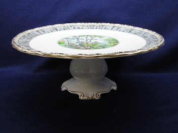 Royal Albert Silver Birch Plate - Cake/Pedestal