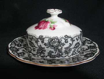 Royal Albert Senorita Butter Dish - Covered - Round Base