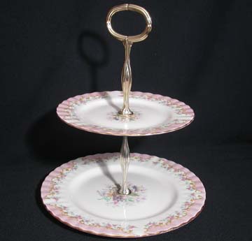 Royal Albert Serenity Plate - Serving/2 Tiered