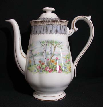 Royal Albert Silver Birch Breakfast Coffee Pot