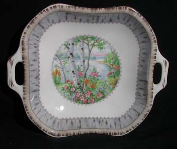 Royal Albert Silver Birch Sweet Dish - Handles