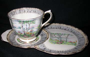 Royal Albert Silver Birch Hostess Set - Oval