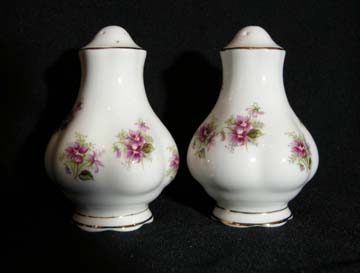 Royal Albert Sweet Violets Salt & Pepper Set