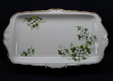 Royal Albert White Dogwood Tray - Sandwich/Large