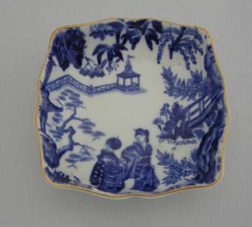 Royal Crown Derby Blue Mikado Sweet Dish