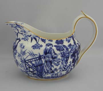 Royal Crown Derby Blue Mikado Oval Creamer