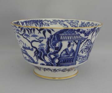 Royal Crown Derby Blue Mikado Sugar Bowl - Small/Open