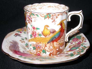 Royal Crown Derby Olde Avesbury Cup & Saucer - Demitasse