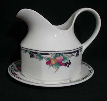 Royal Doulton Autumns Glory Gravy Boat & Underplate