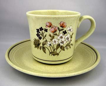 Royal Doulton - Lambethware Bredon Hill LS1045 Cup & Saucer