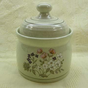 Royal Doulton - Lambethware Bredon Hill LS1045 Sugar Bowl & Lid