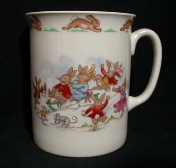 Royal Doulton Bunnykins 10 - Malvern Beaker - Sledging