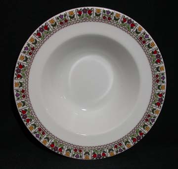 Royal Doulton Fireglow - T.C.1080 Bowl - Soup/Rim