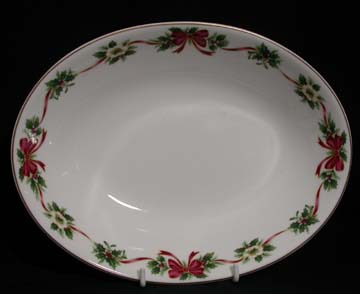 Royal Doulton Holiday Garland Vegetable Bowl - Oval