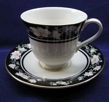 Royal Doulton Intrigue  TC 1153 Cup & Saucer