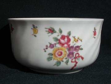 Royal Doulton Old Leeds Sprays D6203 Bowl - Cranberry