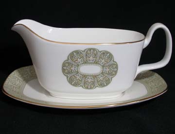 Royal Doulton Sonnet H5012 Gravy Boat & Underplate