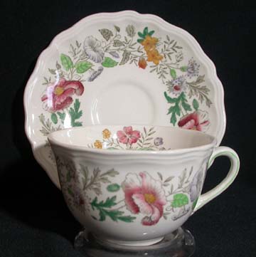 Royal Doulton Stratford - Floral - D6196 Cup & Saucer