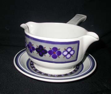 Royal Doulton - Lambethware Tangier LS1005 Gravy Boat & Underplate