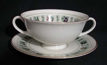 Royal Doulton Tapestry TC 1024 Cream Soup & Saucer