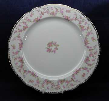 Schumann - Bavaria - Germany Original Bridal Rose Plate - Dinner