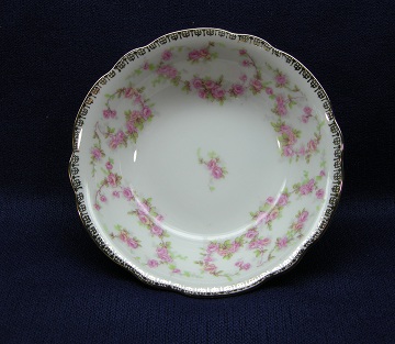 Schumann - Bavaria - Germany Original Bridal Rose Bowl - Fruit Nappie