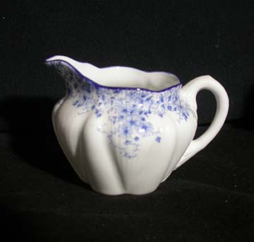 Shelley Dainty Blue Creamer - Small