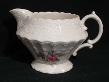 Spode Billingsley Rose Creamer - Large - Black