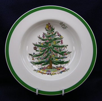 Spode Christmas Tree Bowl - Soup/Rim