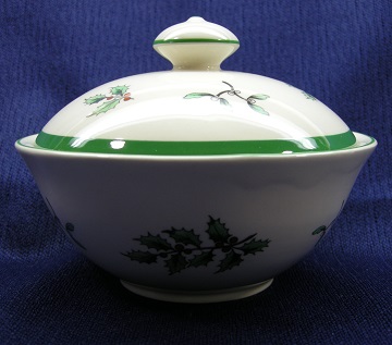 Spode Christmas Tree Covered Dish