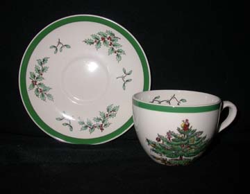 Spode Christmas Tree Cup & Saucer