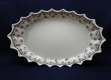 Spode Fleur De Lis - Brown Serving Dish