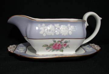 Spode Maritime Rose R4118 Gravy Boat & Underplate