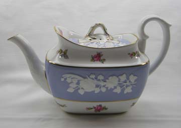 Spode Maritime Rose R4118 Tea Pot & Lid - Large